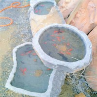 供应大理石鱼缸石 石头鱼缸 养鱼池  是家人共同的生活享受